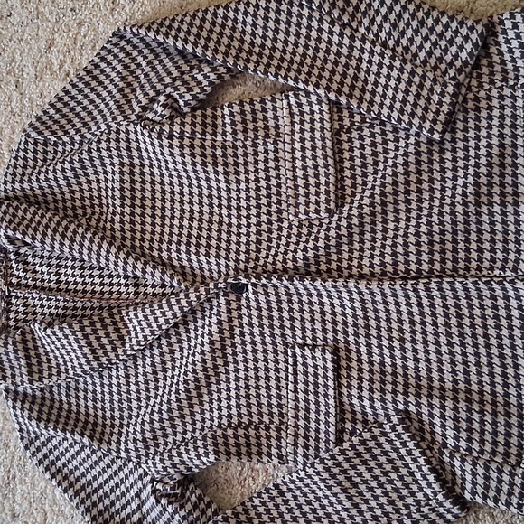 Women's Houndstooth Jacket - Picture 1 of 4